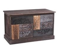 Banc de rangement pour chaussures MARA Brun gris G