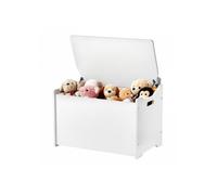 Banc de rangement pour enfants 597x368x545 mm coffre à jouets en bois avec dossier et charnière de sécurité grande boîte de