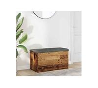 Banc de rangement vieux bois 82x42x45 cm bois d'ingénierie, banc, banc à chaussures, siège de couloir 857617