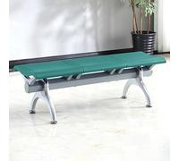 Banc de réception 2/3 places rembourré en polyuréthane sans dossier pour bureau, hall, aéroport, salon de coiffure et centre commercial, 134,6 x 43,2 x 45,7 cm