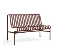 Banc de Salle à Manger Palissade en Fer Rouge