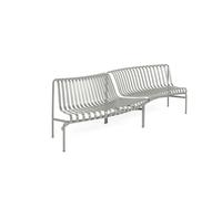 Banc de Salle à Manger Palissade Park, Intérieur/extérieur, Ensemble de 2 pour Débutants , Gris Ciel