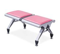 Banc de salle d'attente en cuir synthétique - Siège de bureau durable pour les cliniques, les aéroports, les banques et les hôpitaux - Chaise de réception confortable pour un intérieur élégant