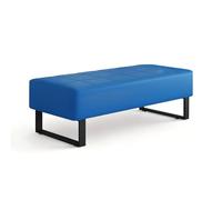 Banc de salle d'attente pour salon, bureau ou salon de coiffure - Siège de réception confortable et élégant, 1,2 m de long, parfait pour les espaces publics