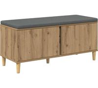 Banc d'entrée Chêne Artisanal 100 x 38 x 46 cm