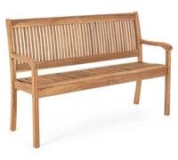 Banc d'extérieur 2 places en bois d'acacia