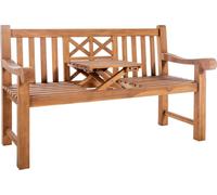 Banc d'extérieur en teck Luka | Couleur : teck | Dimensions : 150 cm