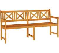 Banc d'extérieur vidaXL Nature 180 x 56 x 90 cm en bois massif d'acacia