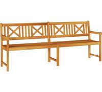 Banc d'extérieur vidaXL Nature 220 x 56 x 90 cm en bois massif d'acacia