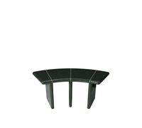 Ferm Living Banc d’assise curved Deya Vert foncé. 110x40x45.5 cm