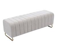 Banc Eli - Amadeus - Blanc - Tissu Blanc G