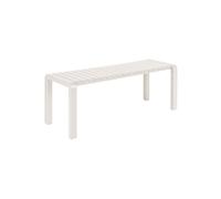 VONDEL - Banc de jardin en aluminium beige L130 Marron