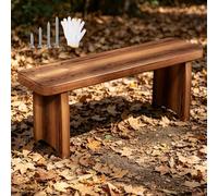 Banc en Bois, Banc de Jardin pour Intérieur et Extérieur, 60 80 90 100 120 150cm Étagère à Plantes Look Vintage, Banc en Bois Massif pour Entrée, Bout de lit, Couloir, Salle à Manger(L80xW20xH25cm)
