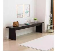 Banc en bois de ferme pour entrée, salle à manger ou chambre à coucher - Siège intérieur de 119,4 cm, design étroit pour couloir et bout de lit, fourrure rustique