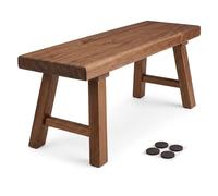 Banc en Bois Massif for Cuisine, Banc de Salle à Manger Robuste et Stable, 120 140 160 180cm Siège 2 Places, Banc d'Entrée for Couloir et Salon, Style Industriel(L:90 x W:26 x H:40cm)