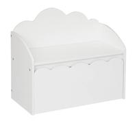 Banc Enfant Avec Coffre Nuage - Douceur Blanc TU