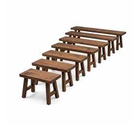 Banc Entrée Vintage Banquette De Chambre/Cuisine/Salon, Banc en Bois Rustique，Banc Extérieur Confortable，Siège De Jardin Charge Max 100-150 Kg(100cm)