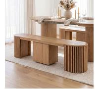 Banc extensible 70-200x40x45 cm décor chêne naturel