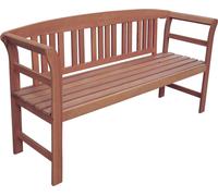 Banc HARLAND avec rose - 3 places / 157 cm - Eucalyptus huilé