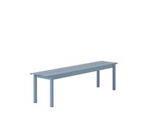Banc Linéaire en Acier 170 x 34 cm Bleu Pâle