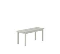 Banc Linéaire en Acier Muuto 110 x 34 cm Gris