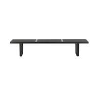 Banc Nelson 183,7x46,9x35,3cm black lacquered base