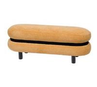 Banc ocrina moutarde - Amadeus - Jaune - Tissu Jaune G
