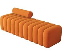 Banc ottoman capitonné capitonné - Siège de rangement élégant avec coussin rembourré pour entrée, salle à manger, chambre à coucher