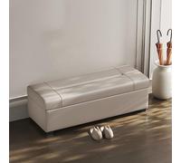 Banc ottoman de rangement, capitonné en similicuir avec charnière de sécurité, coffre à jouets de grande capacité, repose-pieds, table basse pour chambre à coucher, salon, entrée