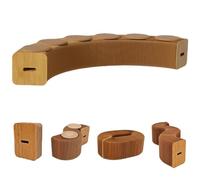 Banc pliable avec coussin en polyuréthane, tabouret en accordéon, chaise de canapé, tabouret de changement de chaussures, banc de lit, forte force de charge, peut supporter 200 kg