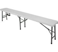 Banc pliant, dimensions 1820 x 250 x 435 mm (LxPxH)