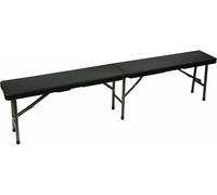 Banc Pliant - Motif Rotin - 180 X 25 X 43 Cm