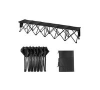 Banc Pliant Portable 6 Places Sans Dossier Sac Transport pour Football et Pêche