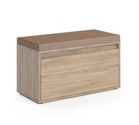 Vicco Banc pour Chaussures Iker, Sonoma, 80x45cm | compatible avec d'autres meubles de la série Iker