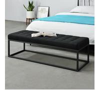 Banc Rembourré Salta 120 x 40 x 38 cm Noir