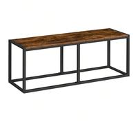 Bancs de salle à manger, 120 x 30 x 46,5 cm, banc de cuisine, banc de salle à manger au design industriel, cadre en métal robuste, facile à assembler, pour cuisine, salon, entrée, chambre Une œuvre d'