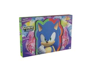 Bandai Sonic Prime Calendrier de l'Avent 2023 pour enfants Sonic The Hedgehog avec figurines autocollants et plus basé sur la série Sonic Prime Netflix | Les jouets Sonic font d'excellents cadeaux de