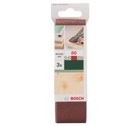 Bande abrasive 40x305 mm G80, RW, non perforé, fixation étrier - 3 pièces