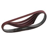 Bande abrasive de 330 x 10 mm, grain G120, lot de 5 pièces