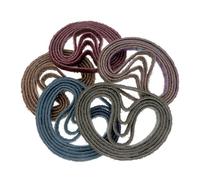 Bande abrasive en nylon non tissé | Bande abrasive non tissée multicolore 10x330mm, 1/2/5/10 pièces, grain 150/240/320/600(320Grit Blue,2pcs)