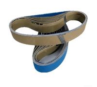 Bande abrasive en oxyde de zirconium - 50 mm de large - Pour acier inoxydable - Élimination de la rouille du bois - 915/2100 mm (2100 x 50 x 80)