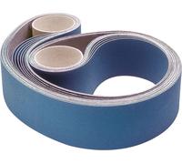 Bande abrasive, longueur 2000 mm, largeur 150 mm, grain 40, pour INOX, corindon de zirconium