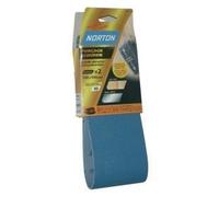 Bande abrasive - NORTON - blue tech - lot de 2 - grain 36 - 100x560 mm - oxyde de zirconium Norzon