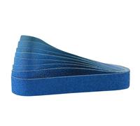 Bande abrasive zircon, 30 mm x 533 mm, grain 120 x10 morceau