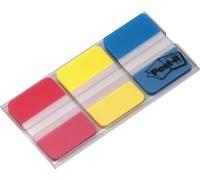 Bande adhésive Index Strong 3x22 bandes Set avec rouge, jaune, bleu Paquet de 6 pièces