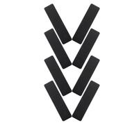 Bande Adhésive Noir Antidérapante PVC 8 Pièces | Installation Facile, Design Antiglisse, Usage Intérieur et Extérieur, Style Moderne, Finition Noire