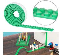 Bande adhésive pour briques de construction - INFACTORY - Vert - Silicone - 100 x 1,6 cm - 19 mm - Bâtiment