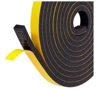 Bande adhésive pour fenêtre de porte Joint d'étanchéité en mousse de caoutchouc Coupe-froid 20 mm x 10 mm x 2 m d'épaisseur Joint d