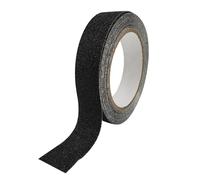 Bande Antidérapante Adhésive pour Escaliers 2,5cm x 5m - Ruban Autocollant Anti-dérapante pour Marches, Revêtement Antiglisse Intérieur & Extérieur, Noir