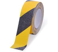 Bande Antidérapante Adhésive pour Escaliers - Rubans d'Avertissement - 5cm x 10m - Jaune Noir
